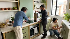 El verde que armoniza tu cocina según el Feng Shui (y cómo usarlo sin recargar)