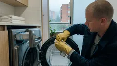 ¿Tu lavadora huele a humedad? El truco con lavandina (cloro) para limpiarla por dentro