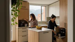 3 muebles tendencia para ocultar electrodomésticos y ganar mesón en tu cocina